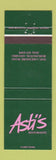 Matchbook Cover - Asti's Ristorante Burlington ON