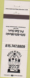 Matchbook Cover - Rock n Rolls Club 26 Dubuque IL