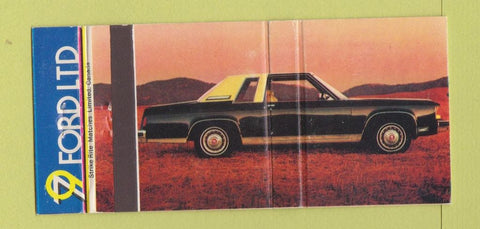 Matchbook Cover - 1979 Ford Limited Vaillancourt Amqui QC 30 Strike