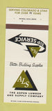 Matchbook Cover - Aspen Lumber and Supply Colorado 30 Strike