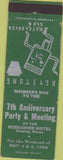 Matchbook Cover - Keystone Match Club Berkshire Hotel Reading PA wear