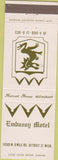 Matchbook Cover - Embassy Motel Detroit MI