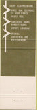 Matchbook Cover - Embassy Motel Detroit MI
