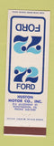 Matchbook Cover - 1972 Ford Huston Hungingdon PA