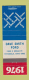 Matchbook Cover - 1976 Dave Smith Ford Pataskala OH