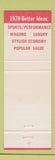 Matchbook Cover - 1970 Ford Wolf Motors Lancaster PA