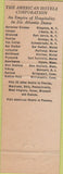 Matchbook Cover - Hotel Parsonian Parsons KS