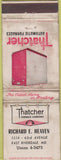 Matchbook Cover - Thatcher Furance Co East Riverdale MD WORN