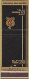 Matchbook Cover - Lord Baltimore Hotel MD