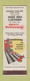 Matchbook Cover - Armstrong Floors Barfknecht's Lake Mills WI low phone #