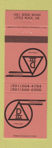 Matchbook Cover - Arkansas Entertainment Mecca Club Little Rock AR