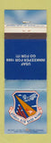 Matchbook Cover - 2750th Air Base Wing 1988 WEAR