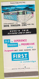 Matchbook Cover - First National Bank Cambridge OH 30 Strike