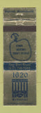 Matchbook Cover - 1620 Restaurant Plymouth MA WORN