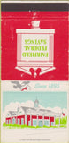 Matchbook Cover - Fairfield Federal Savings Lancaster OH 30 Strike