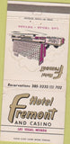 Matchbook Cover - Hotel Fremont Casino Las Vegas NV wear 30 Strike