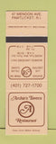 Matchbook Cover - Archie's Tavern Restaurant Pawtucket RI