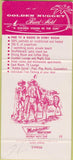 Matchbook Cover - Golden Nugget Motel Miami Beach FL 30 Strike