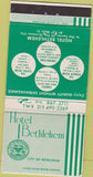 Matchbook Cover - Hotel Bethlehem PA 30 Strike