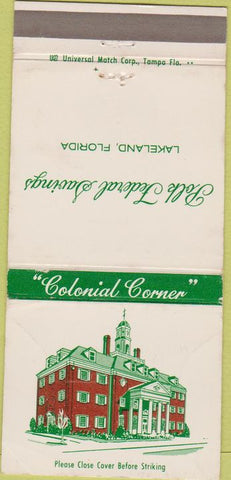 Matchbook Cover - Polk Federal Savings Lakeland FL WEAR 30 Strike