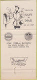 Matchbook Cover - Polk Federal Savings Lakeland FL WEAR 30 Strike