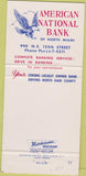Matchbook Cover - American National Bank North Miami FL 30 Strike
