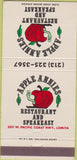 Matchbook Cover - Apple Annies Restaurant Lomita CA 30 Strike