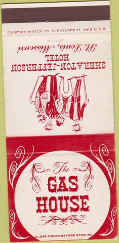 Matchbook Cover - Gas House ST Louis MO 30 Strike