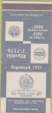 Matchbook Cover - Republic Savings Loan Washington DC 30 Strike