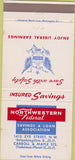 Matchbook Cover - Northwest Federal Savings Loan Washington DC  30 Strike