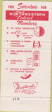 Matchbook Cover - Northwest Federal Savings Loan Washington DC  30 Strike