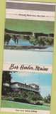 Matchbook Cover - Wonder View Motor Lodge Bar Harbor ME 30 Strike