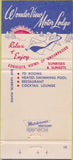Matchbook Cover - Wonder View Motor Lodge Bar Harbor ME 30 Strike