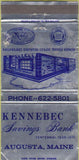 Matchbook Cover - Kennebec Savings Bank Augusta ME WORN 30 Strike