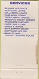 Matchbook Cover - Kennebec Savings Bank Augusta ME WORN 30 Strike