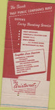 Matchbook Cover - Audobon National Bank NJ cardinal 30 Strike