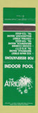 Matchbook Cover - Atrium Motels? Waterville Brunswick Millinocket ME