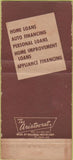 Matchbook Cover - Bowmanston Bank PA 30 Strike