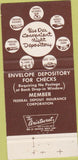 Matchbook Cover - Bulloch County Bank Statesboro GA 30 Strike
