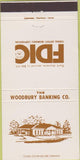 Matchbook Cover - Woodbury Banking Co GA 30 Strike