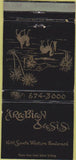 Matchbook Cover - Arabian Oasis Orchard Park NY? 30 Strike