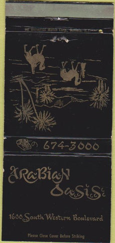Matchbook Cover - Arabian Oasis Orchard Park NY? 30 Strike