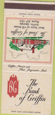 Matchbook Cover - Bank of Griffin GA 30 Strike