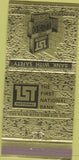 Matchbook Cover - 1st National Bank Brunswick GA 30 Strike