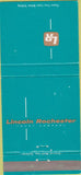 Matchbook Cover - Lincoln Rochester Trust Co Geneva NY 30 Strike