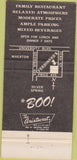 Matchbook Cover - Ferdinand's Restaurant Wheaton MD 30 Strike