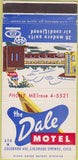 Matchbook Cover - The Dale Motel Colorado Springs CO 30 Strike