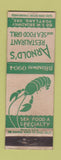 Matchbook Cover - Arnold's Restaurant Portland OR lobster