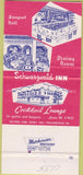 Matchbook Cover - Schwarzwald Inn Philadelphia PA 30 Strike