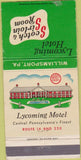 Matchbook Cover - Lycoming Motel Williamsport PA 30 Strike